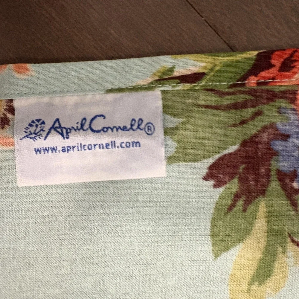 April Cornell Napkins Set of 2 Floral Square 20